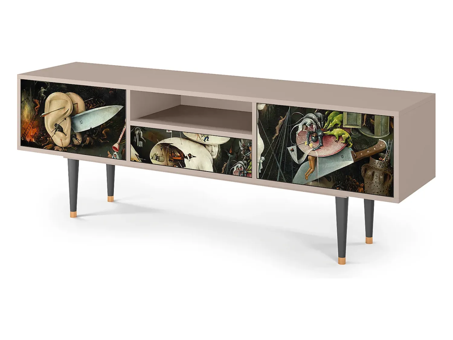 Mueble de TV - 170х59х41 cm - T6 - The Garden by Bosch, Latte^ Móvel De Tv
