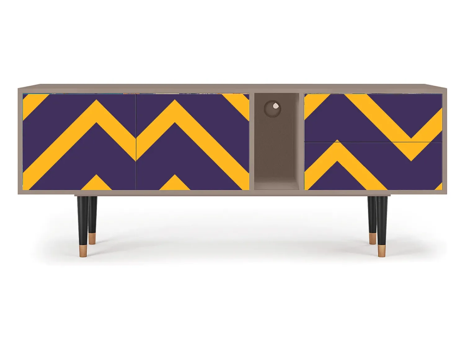 Clearance Mueble de TV - 170х69х48 cm - T1 - The Brightest Way, Latte Bege