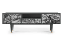 Móvel De Tv* Mueble de TV - 170х59х41 cm - T6 - The Temptation, Antracite Cinza antracite