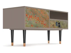 Mueble de TV - 115х59х48 cm - T3 - The Poppy Field , Latte^ Móvel De Tv