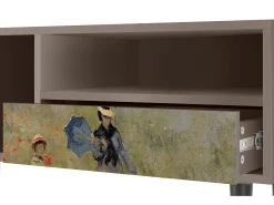 Mueble de TV - 115х59х48 cm - T3 - The Poppy Field , Latte^ Móvel De Tv