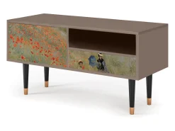 Mueble de TV - 115х59х48 cm - T3 - The Poppy Field , Latte^ Móvel De Tv