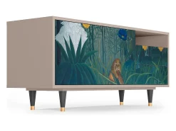 Móvel De Tv* Mueble de TV - 125х56х41 cm - T7 - The Repast of the Lion, Latte Bege