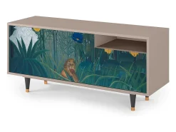 Móvel De Tv* Mueble de TV - 125х56х41 cm - T7 - The Repast of the Lion, Latte Bege