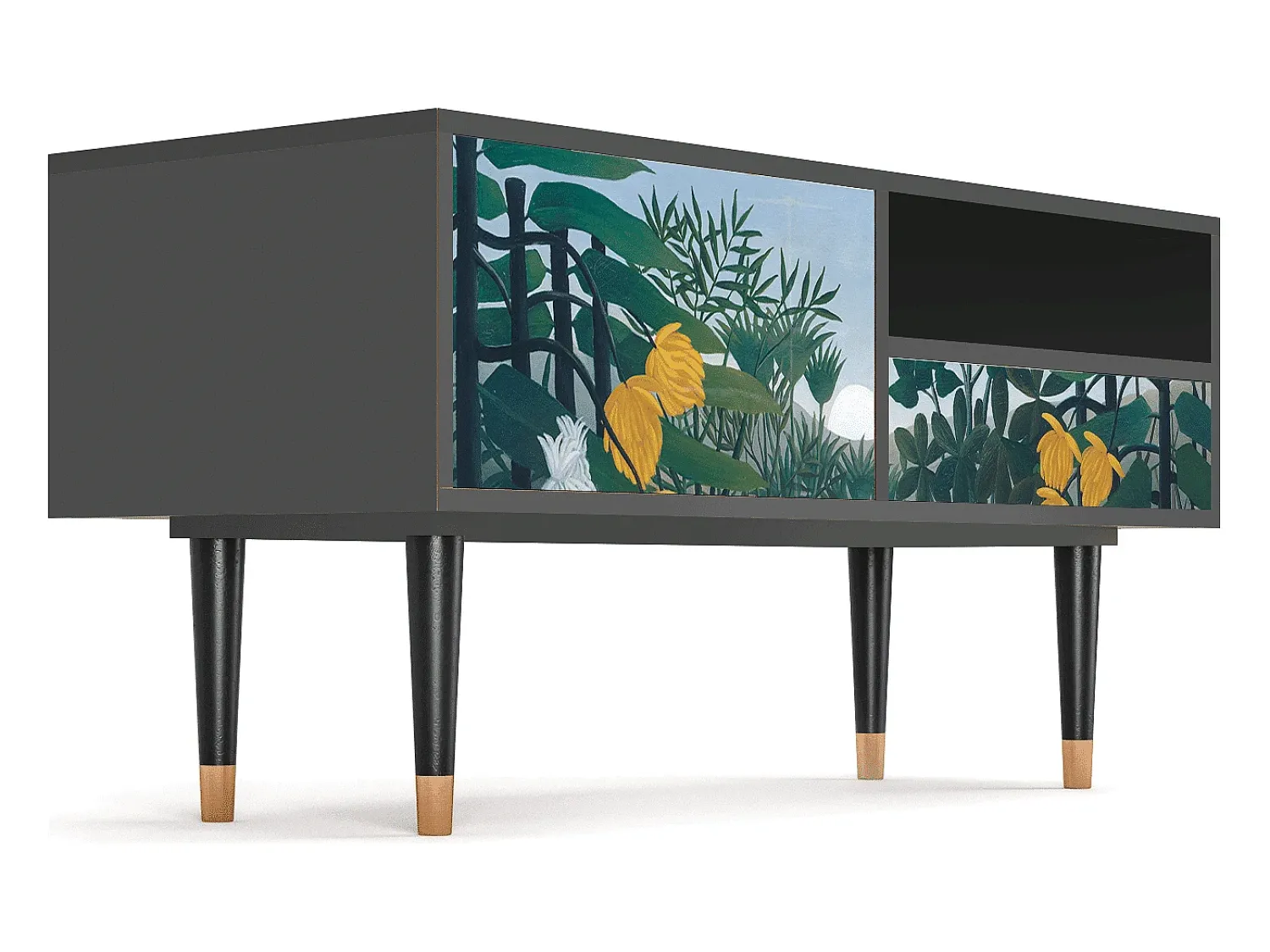 Mueble de TV - 115х59х48 cm - T3 - The Repast of the Lion, Antracite^ Móvel De Tv