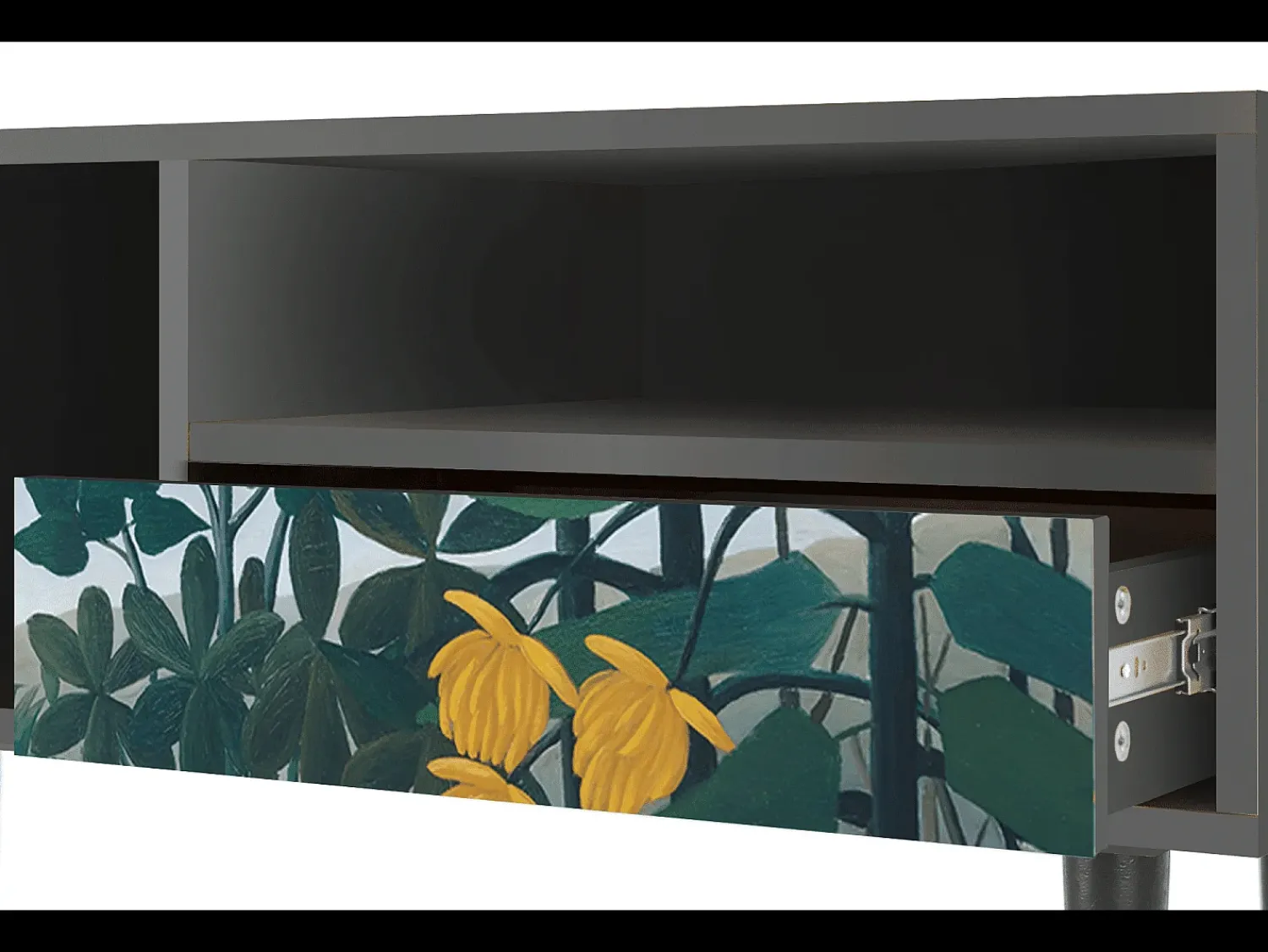 Mueble de TV - 115х59х48 cm - T3 - The Repast of the Lion, Antracite^ Móvel De Tv