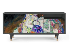 Móvel De Tv| Mueble de TV - 125х56х41 cm - T7 - The Maiden by Klimt, Antracite Cinza antracite