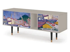 Mueble de TV - 170х69х48 cm - T1 - The Port of Collioure , Areia^ Móvel De Tv