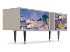 Mueble de TV - 170х69х48 cm - T1 - The Port of Collioure , Areia^ Móvel De Tv