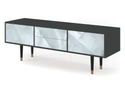Móvel De Tv* Mueble de TV - 170х59х48 cm - T4 - The Onyx, Antracite Cinza antracite