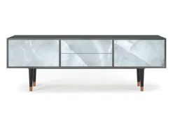 Móvel De Tv* Mueble de TV - 170х59х48 cm - T4 - The Onyx, Antracite Cinza antracite