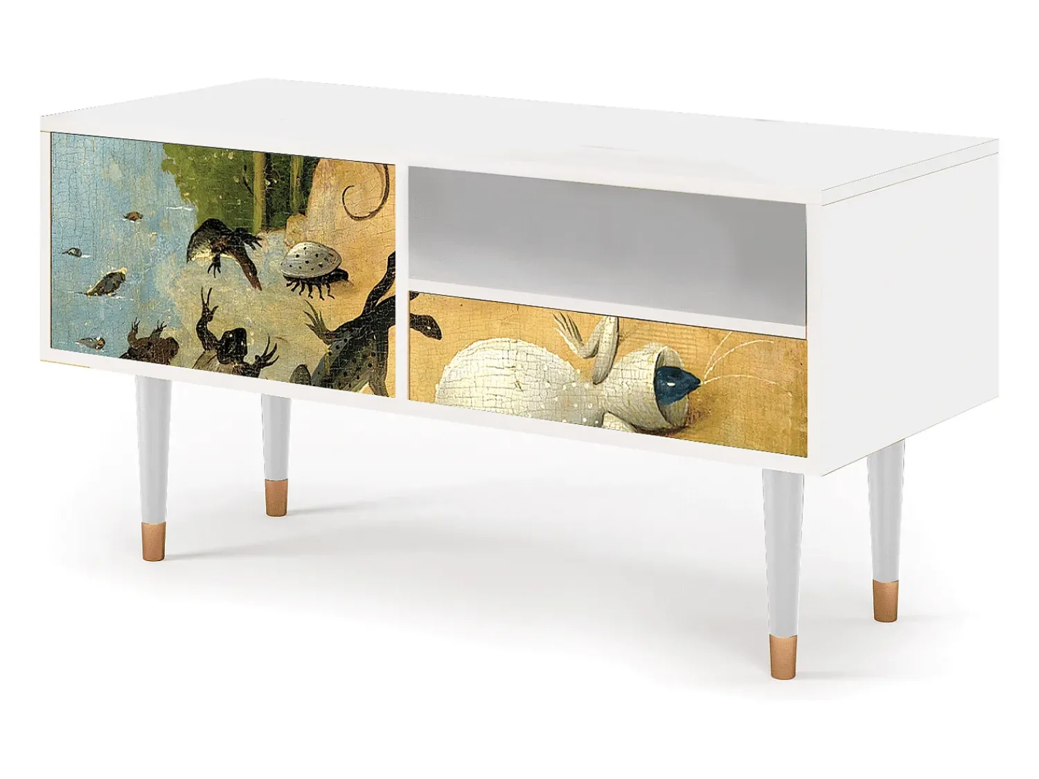Mueble de TV - 115х59х48 cm - T3 - The Garden by Bosch, Branco^ Móvel De Tv