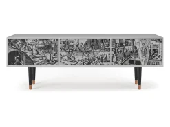 Mueble de TV - 170х59х48 cm - T4 - The Festival of Saint, Cinza^ Móvel De Tv