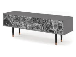 Mueble de TV - 170х59х48 cm - T4 - The Festival of Saint, Cinza^ Móvel De Tv