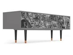 Mueble de TV - 170х59х48 cm - T4 - The Festival of Saint, Cinza^ Móvel De Tv
