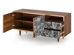 Móvel De Tv* Mueble de TV - 125х56х41 cm - T7 - The Festival of Saint, Nogueira Castanho
