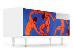 Mueble de TV - 125х56х41 cm - T7 - The Dance by Matisse , Branco^ Móvel De Tv