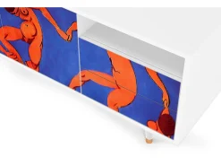 Mueble de TV - 125х56х41 cm - T7 - The Dance by Matisse , Branco^ Móvel De Tv