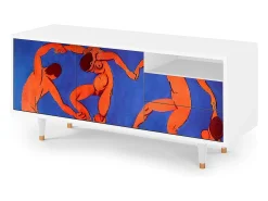 Mueble de TV - 125х56х41 cm - T7 - The Dance by Matisse , Branco^ Móvel De Tv