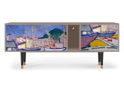 Móvel De Tv* Mueble de TV - 170х69х48 cm - T1 - The Port of Collioure , Latte Bege