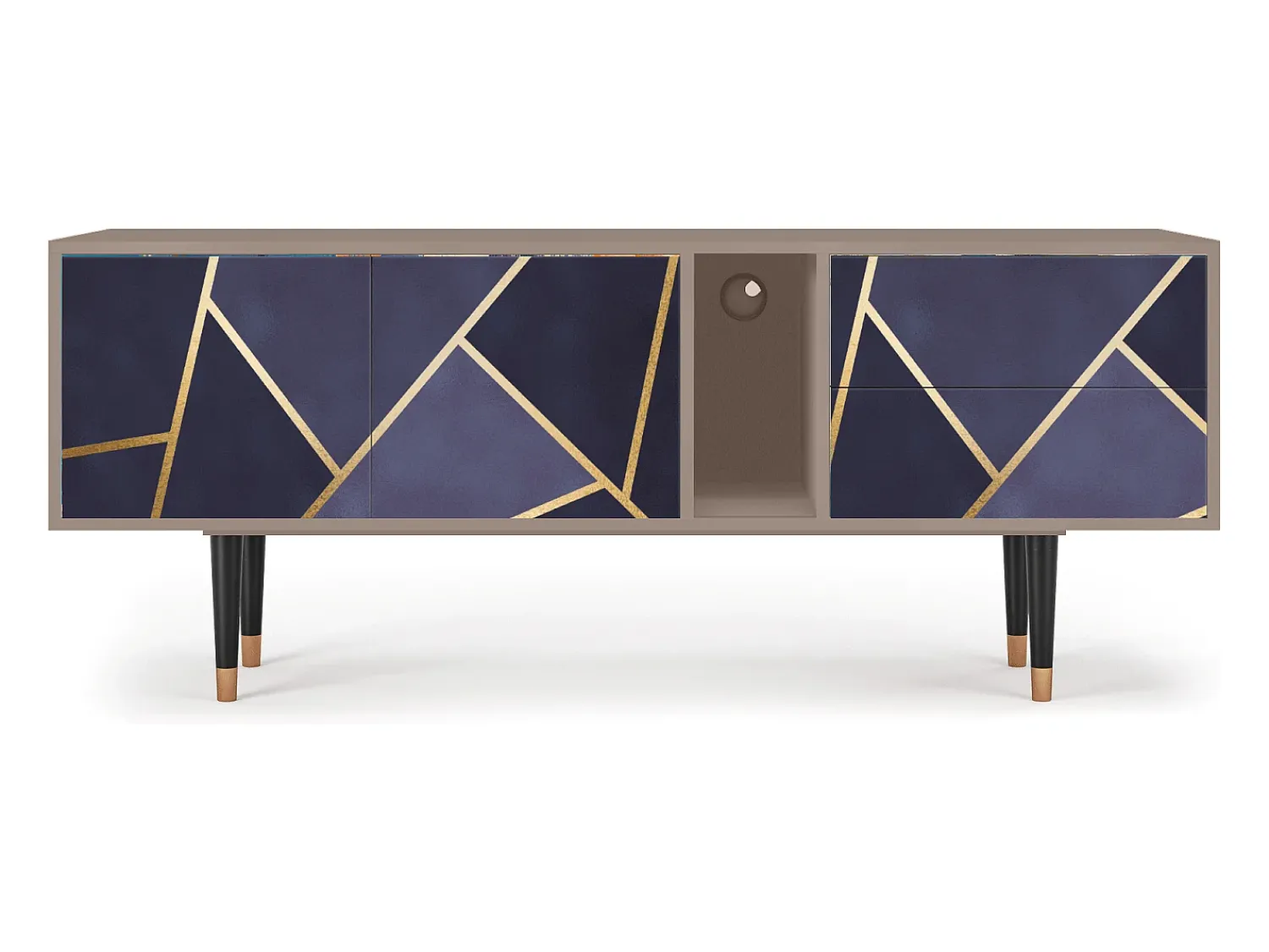 Móvel De Tv| Mueble de TV - 170х69х48 cm - T1 - The Amethyst, Latte Bege