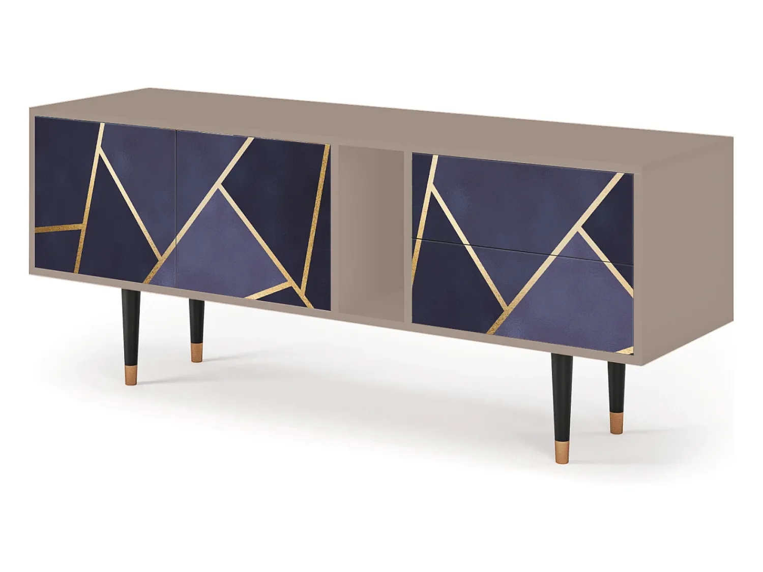 Móvel De Tv| Mueble de TV - 170х69х48 cm - T1 - The Amethyst, Latte Bege