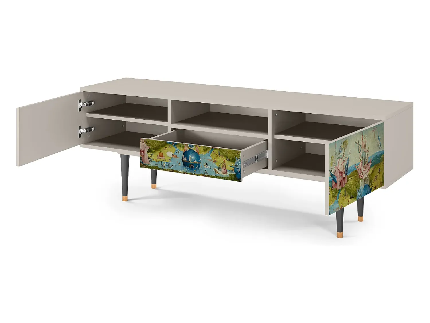 Móvel De Tv| Mueble de TV - 170х59х41 cm - T6 - The Garden 2 by Bosch, Areia Bege