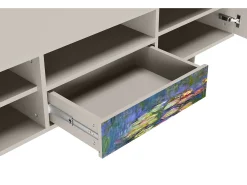 Móvel De Tv* Mueble de TV - 170х59х41 cm - T6 - The water lily pond , Areia Bege