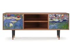 Móvel De Tv* Mueble de TV - 170х69х48 cm - T2 - The water lily pond , Nogueira Castanho