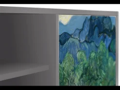Móvel De Tv| Mueble de TV - 170х69х48 cm - T2 - The Oil Trees, Cinza Cinzento