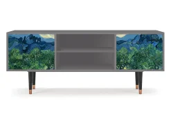 Móvel De Tv| Mueble de TV - 170х69х48 cm - T2 - The Oil Trees, Cinza Cinzento