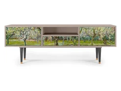 Móvel De Tv| Mueble de TV - 170х59х41 cm - T6 - The Branco Orchard, Latte Bege