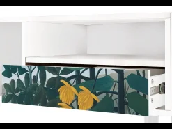 Outlet Mueble de TV - 115х59х48 cm - T3 - The Repast of the Lion, Branco Bege