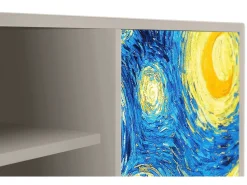 Hot Mueble de TV - 170х69х48 cm - T2 - The Starry Night , Areia Bege