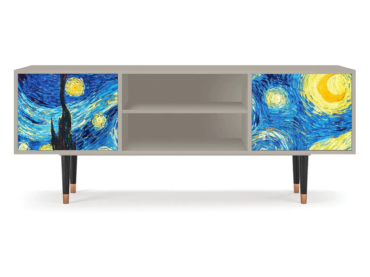 Hot Mueble de TV - 170х69х48 cm - T2 - The Starry Night , Areia Bege