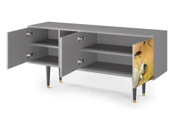 Móvel De Tv* Mueble de TV - 150х69х41 cm - T5 - The Garden by Bosch, Cinza Cinzento