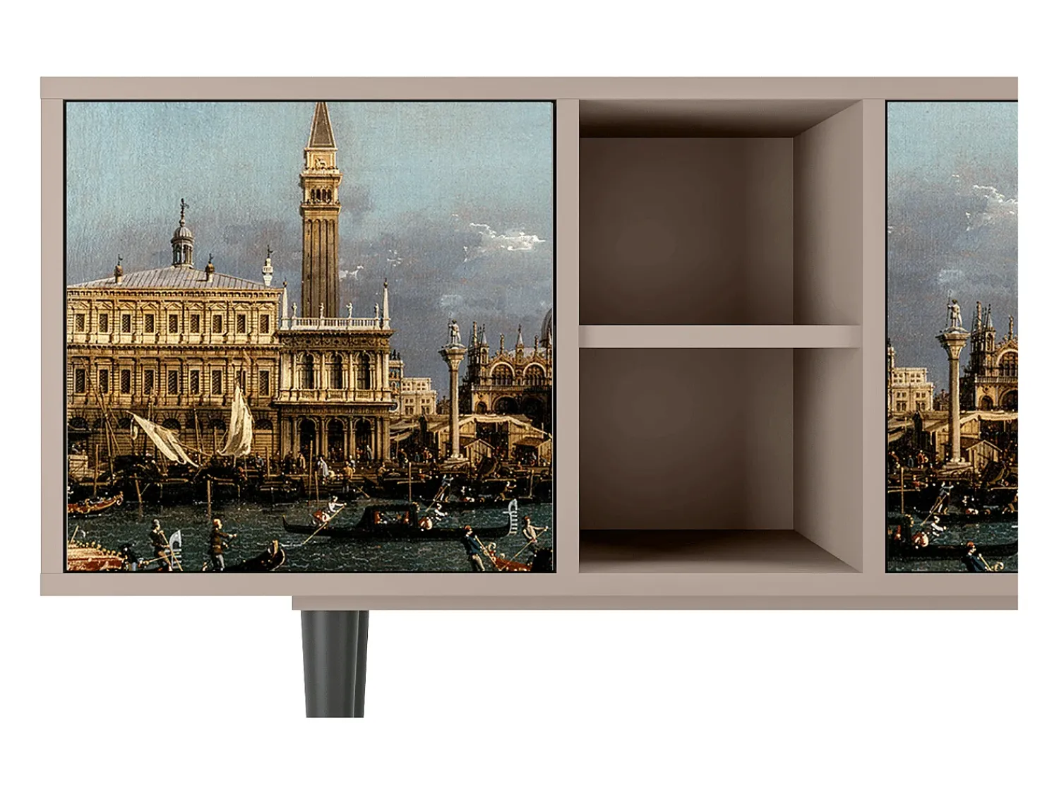 Móvel De Tv| Mueble de TV - 150х69х41 cm - T5 - The Bucintoro, Latte Bege