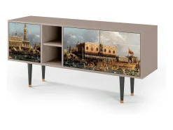Móvel De Tv| Mueble de TV - 150х69х41 cm - T5 - The Bucintoro, Latte Bege