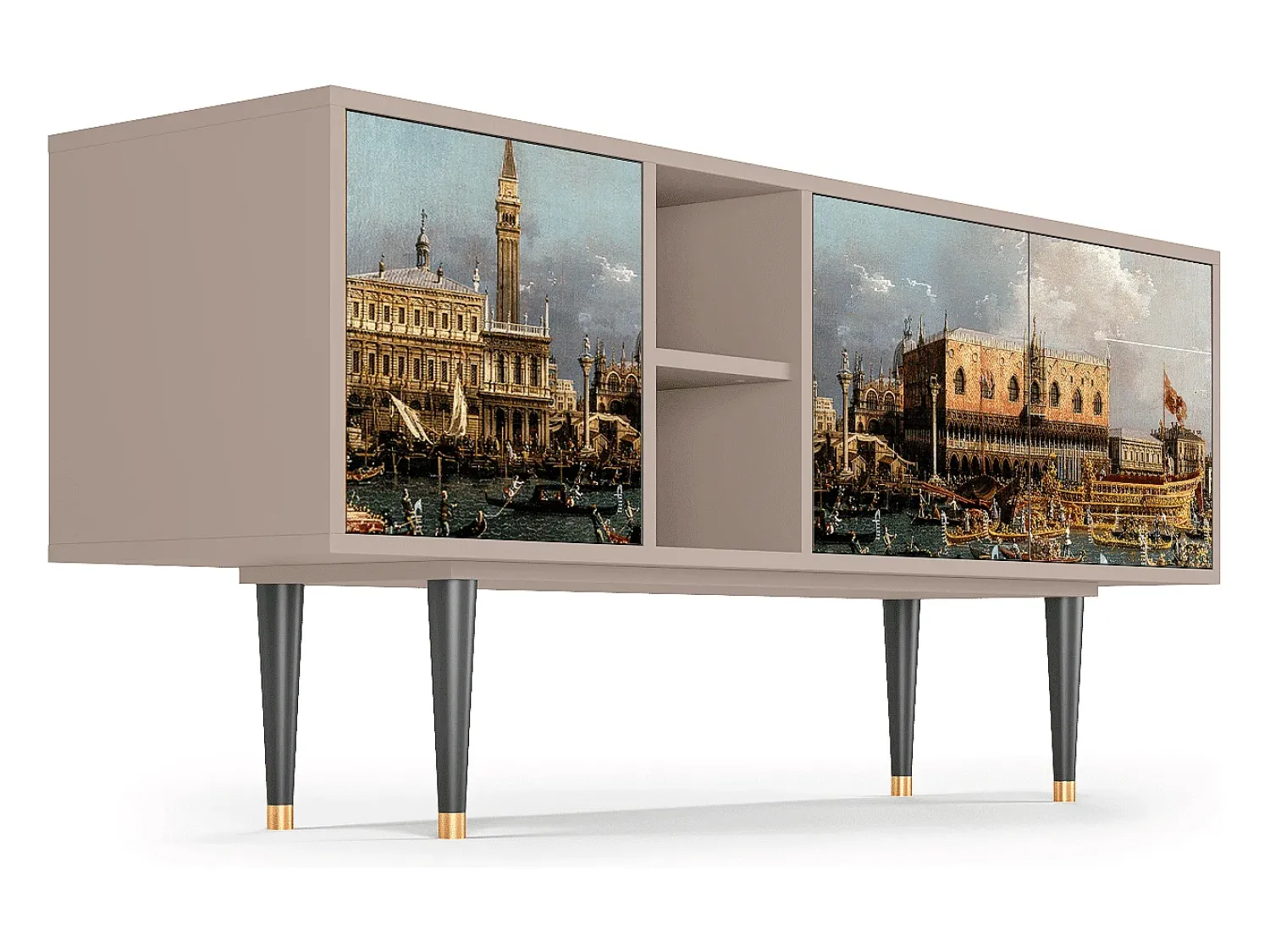 Móvel De Tv| Mueble de TV - 150х69х41 cm - T5 - The Bucintoro, Latte Bege