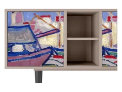 Mueble de TV - 150х69х41 cm - T5 - The Port of Collioure , Latte^ Móvel De Tv