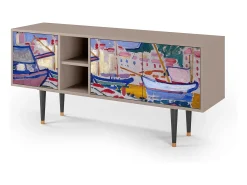 Mueble de TV - 150х69х41 cm - T5 - The Port of Collioure , Latte^ Móvel De Tv
