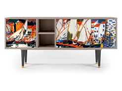 Mueble de TV - 150х69х41 cm - T5 - The Port of Collioure , Latte^ Móvel De Tv