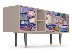 Mueble de TV - 150х69х41 cm - T5 - The Port of Collioure , Latte^ Móvel De Tv
