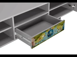 Móvel De Tv* Mueble de TV - 170х59х41 cm - T6 - The Garden 2 by Bosch, Cinza Cinzento