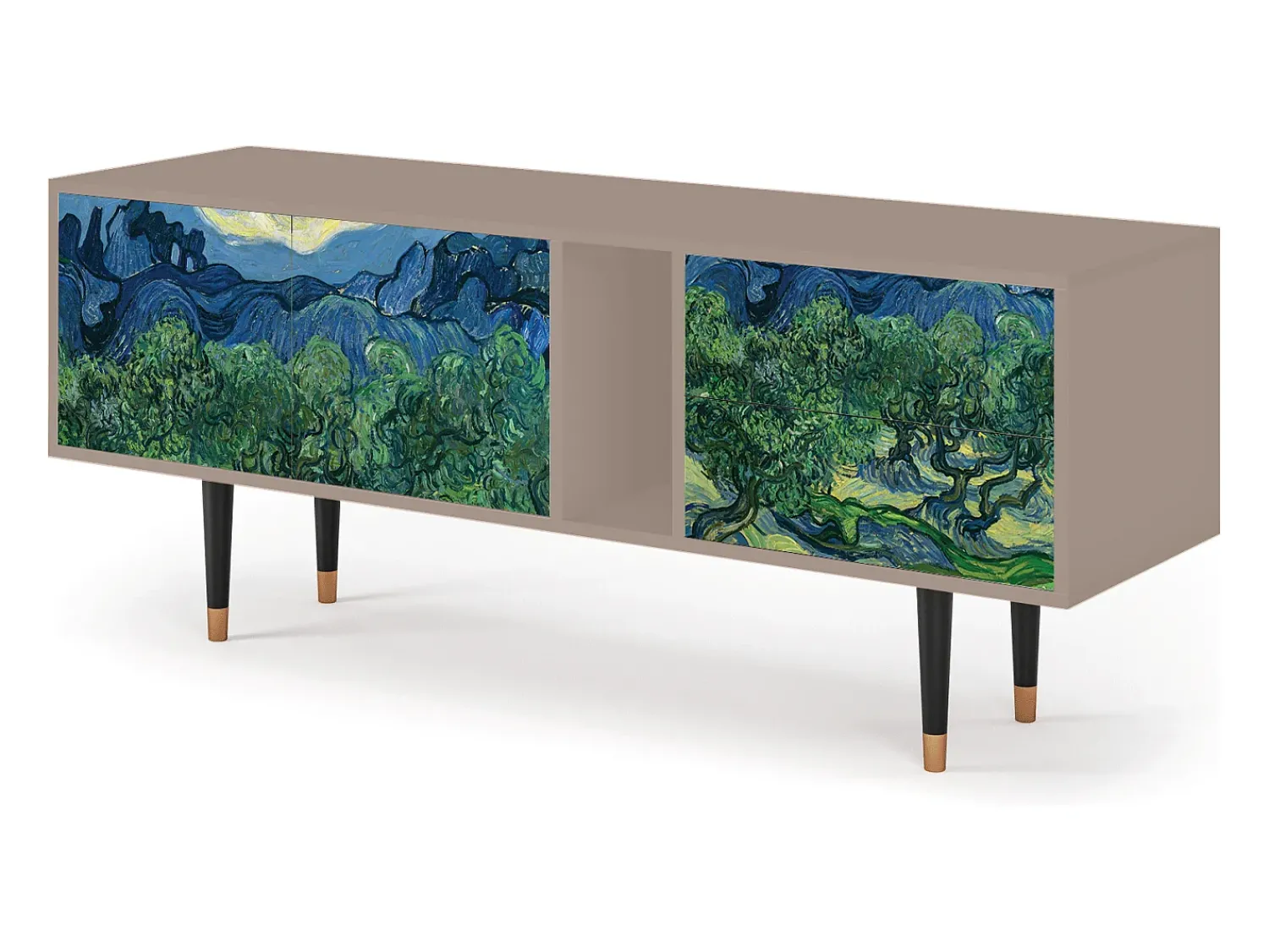 Móvel De Tv| Mueble de TV - 170х69х48 cm - T1 - The Oil Trees, Latte Bege