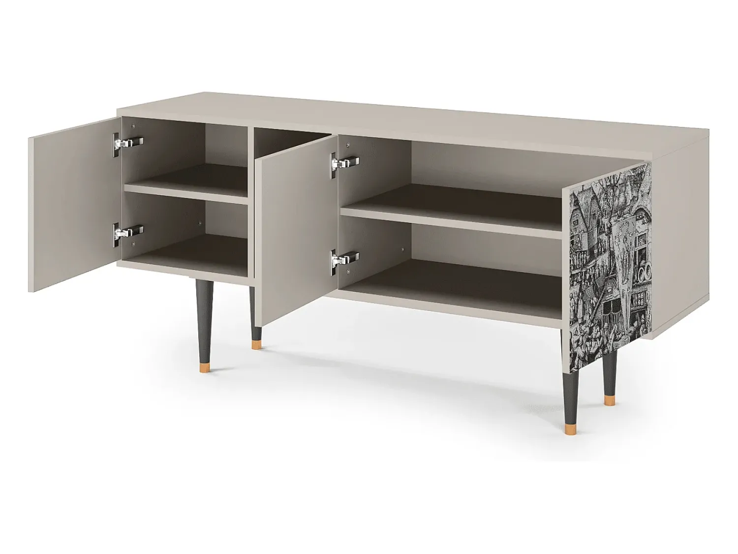 Mueble de TV - 150х69х41 cm - T5 - The Festival of Saint, Areia^ Móvel De Tv