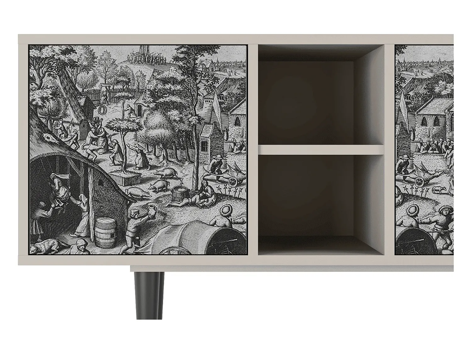 Mueble de TV - 150х69х41 cm - T5 - The Festival of Saint, Areia^ Móvel De Tv