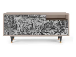 Móvel De Tv| Mueble de TV - 125х56х41 cm - T7 - The Temptation, Latte Bege