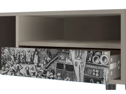 Móvel De Tv* Mueble de TV - 115х59х48 cm - T3 - The Festival of Saint, Areia Bege