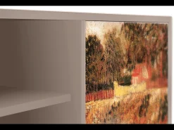 Móvel De Tv| Mueble de TV - 170х69х48 cm - T2 - The Banks, Latte Bege
